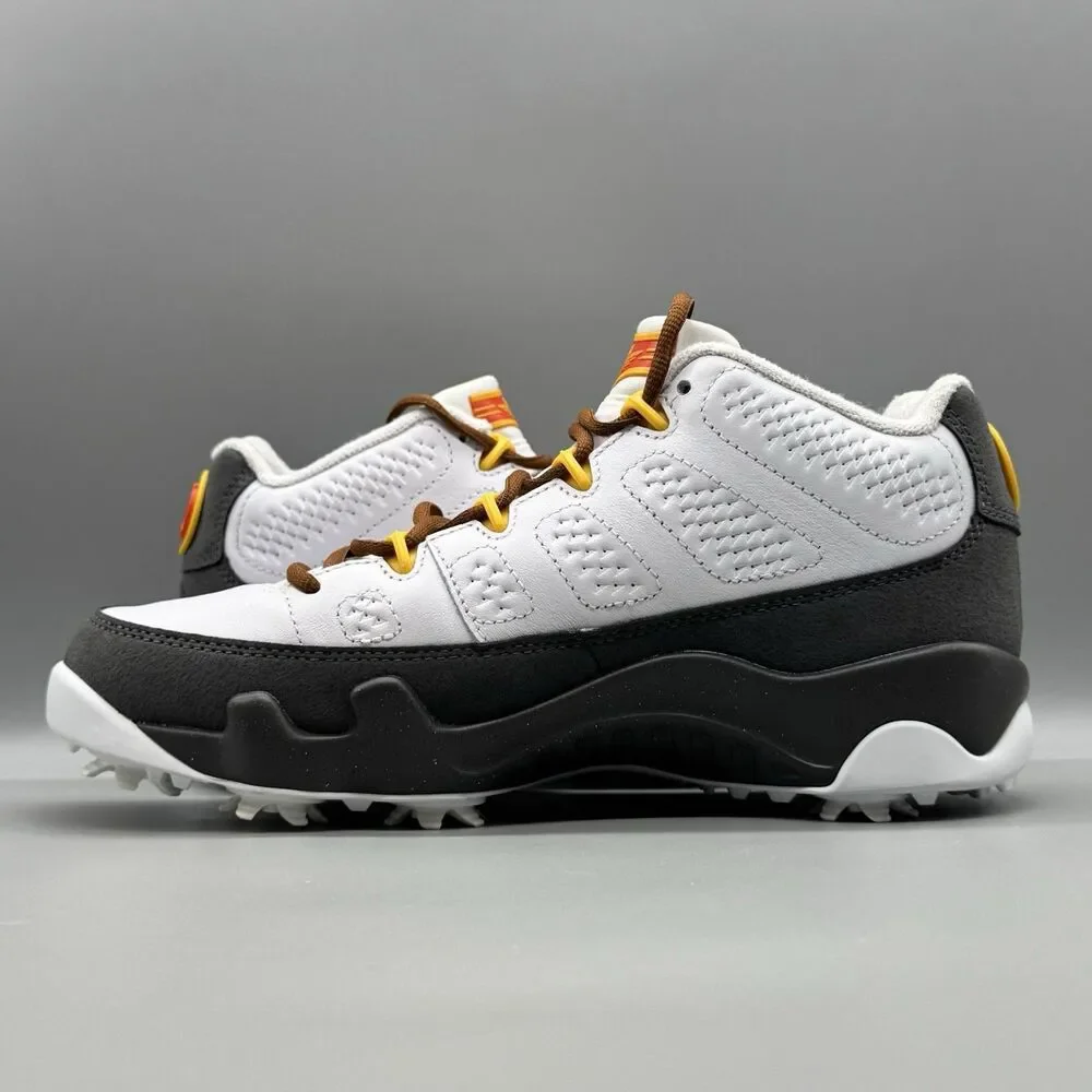 Nike Air Jordan 9 Golf Low US Open Size 7.5 Men's (FN6931-100) White Grey NEW